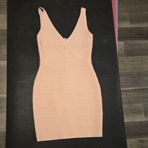 Bodycon/fitted Peachy Pink Dress